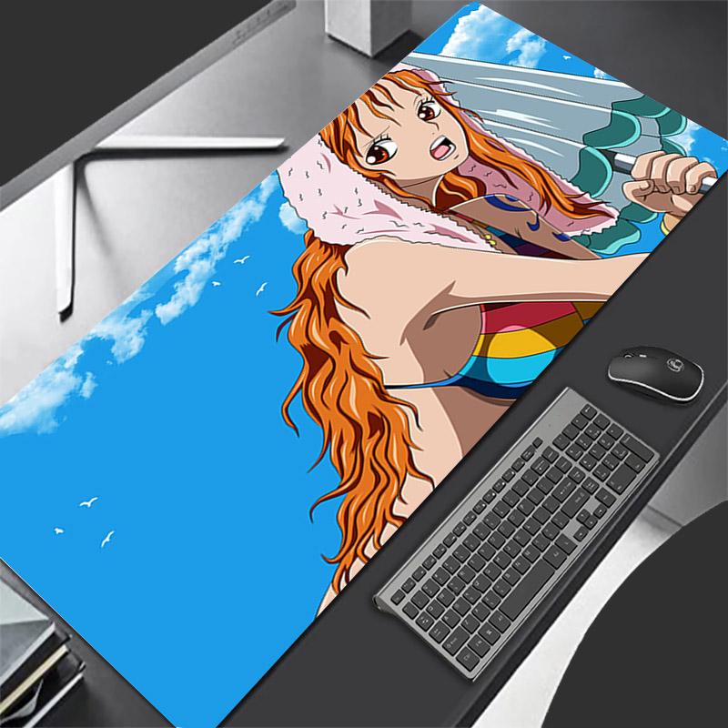 Home Office Keyboard And Mouse - Mouse Pad One Piece Durable Anime