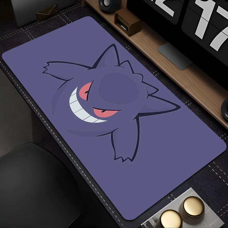 Home Office Keyboard And Mouse - Rubber PC Mousepad Pokemon Gengar Gamer