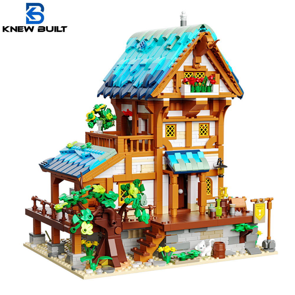 Home Office Pay - Medieval Architecture Mini Block Building Toys,