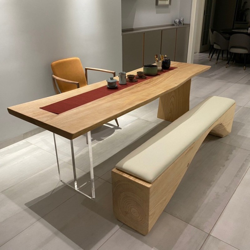Nordic Solid Wood Acrylic Floa – Home Office Furniture recenzja i cena