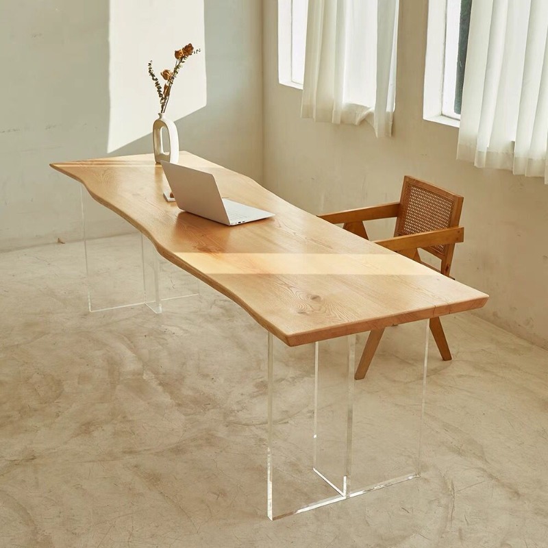 Nordic Solid Wood Acrylic Floa – Home Office Furniture recenzja i cena