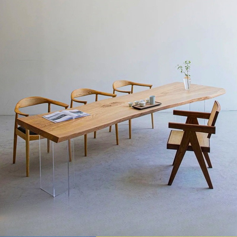 Nordic Solid Wood Acrylic Floa – Home Office Furniture recenzja i cena