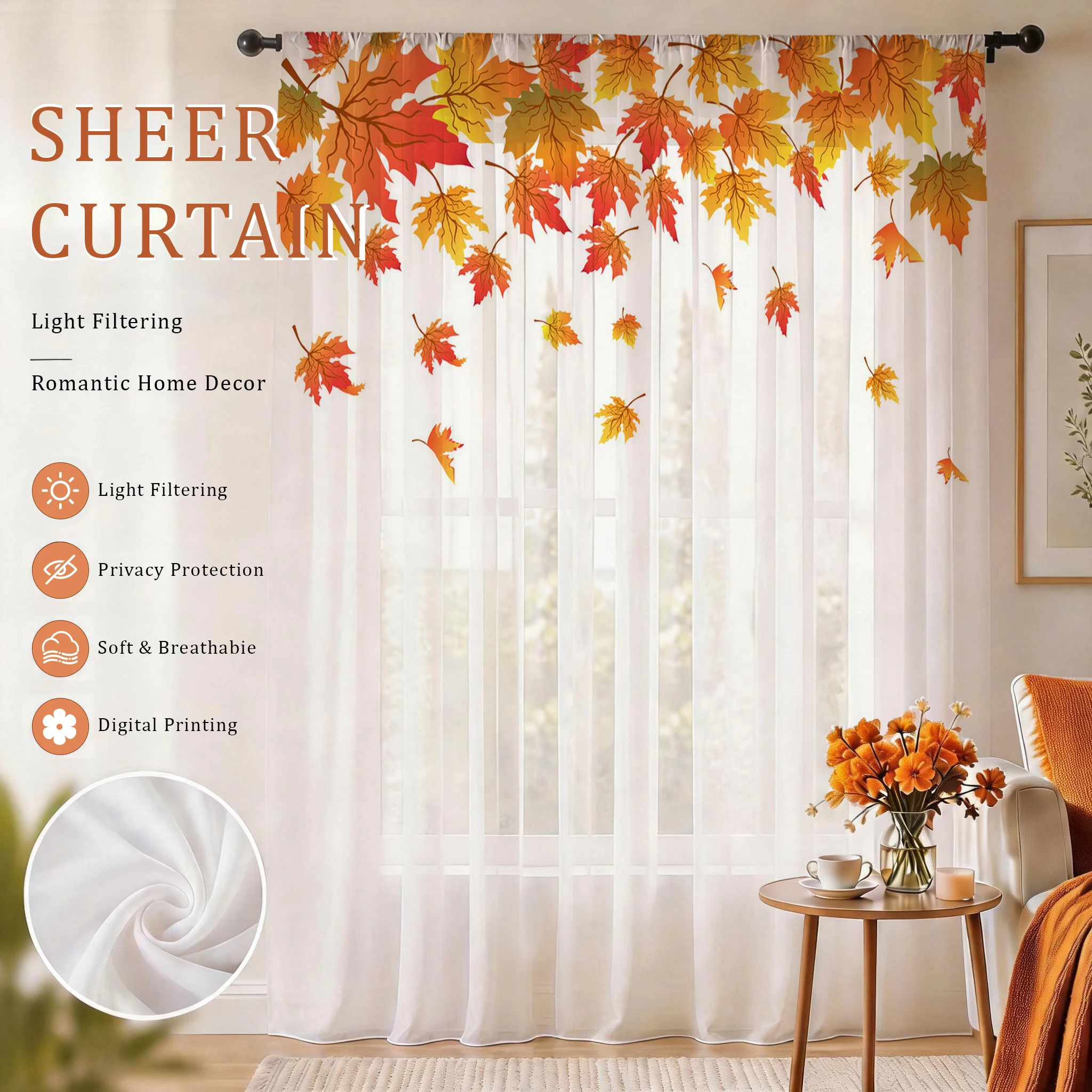 Maple leaf Modern Gradient She – Home Office Rate recenzja i cena