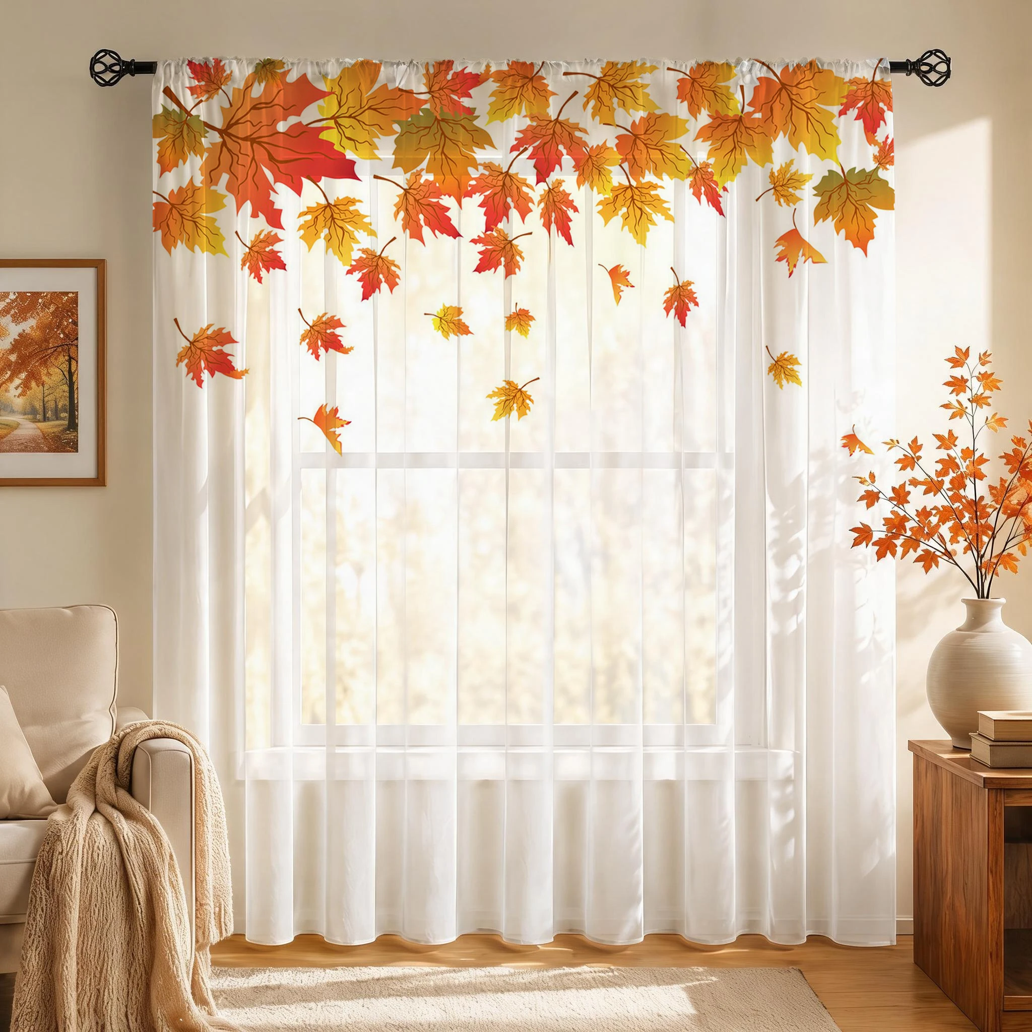 Maple leaf Modern Gradient She – Home Office Rate recenzja i cena