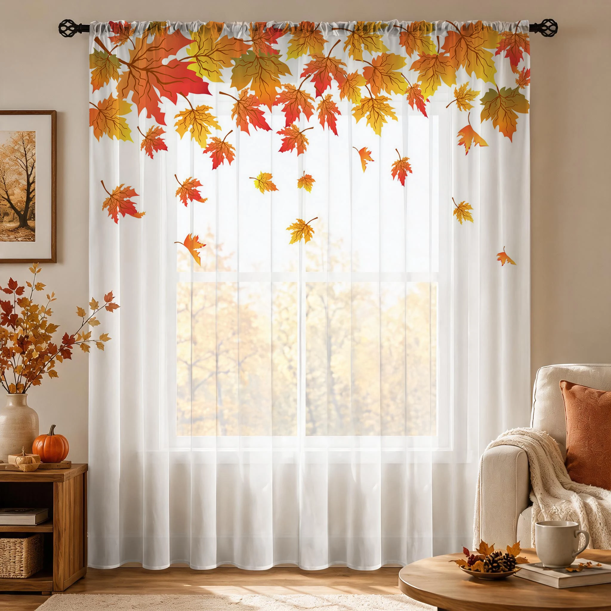 Maple leaf Modern Gradient She – Home Office Rate recenzja i cena