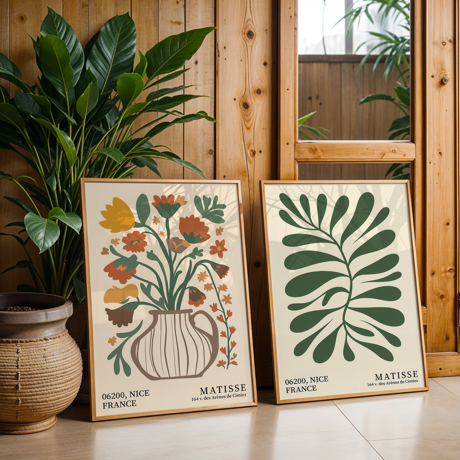 2pcs Green Bohemian Floral Can – Home Office Furniture recenzja i cena