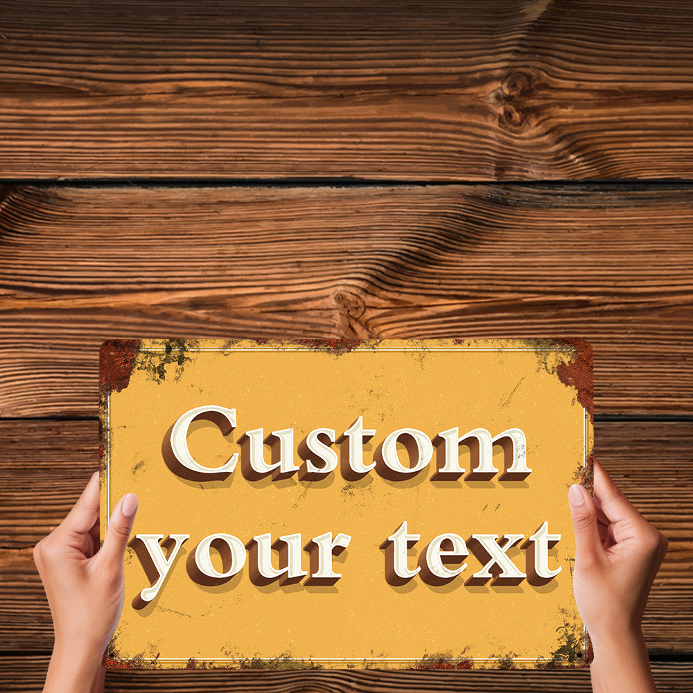 Custom Faux 3D Metal Sign Pers – Home Office Ideas recenzja i cena