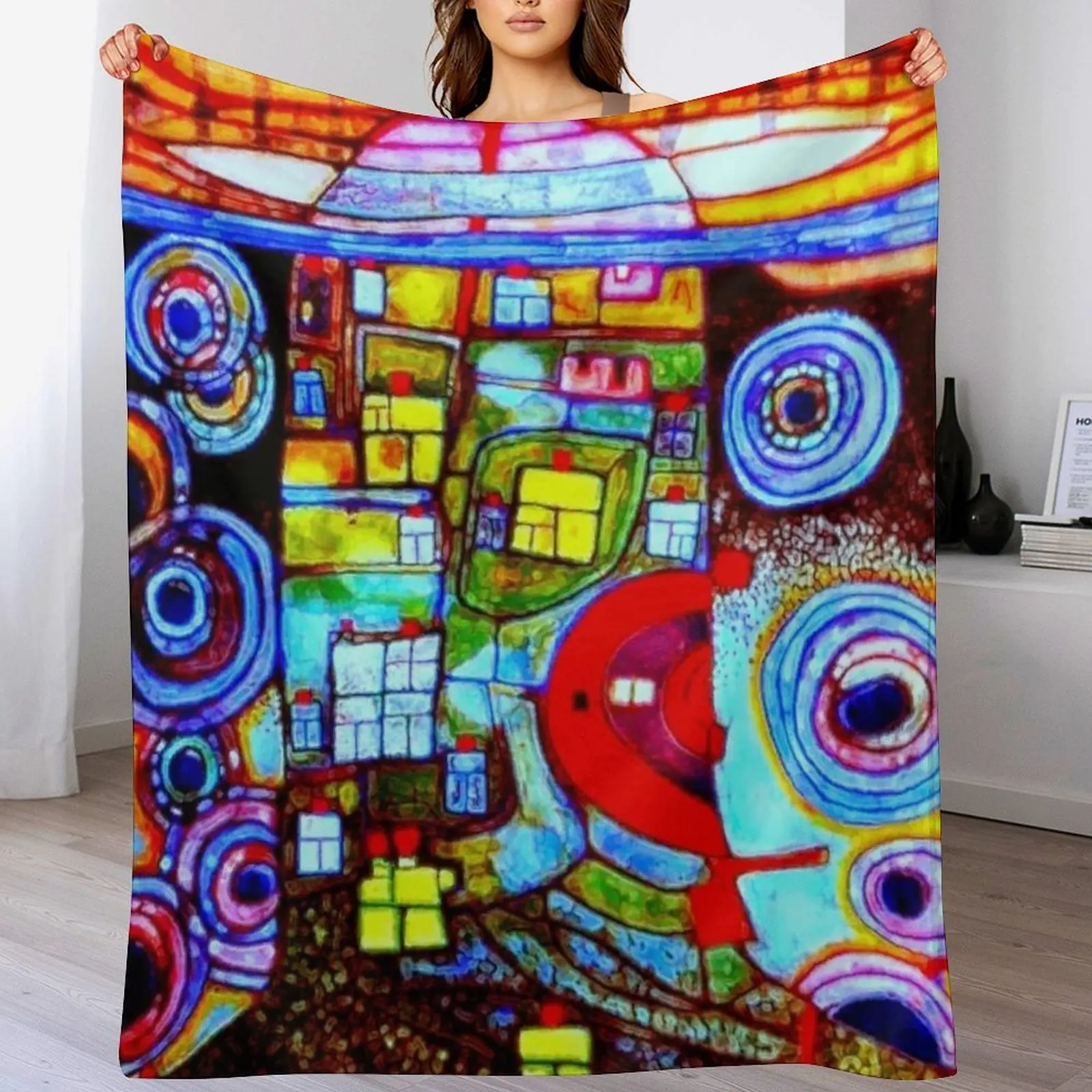 Qatar 813 neon Throw Blanket W – Home Office Qatar recenzja i cena