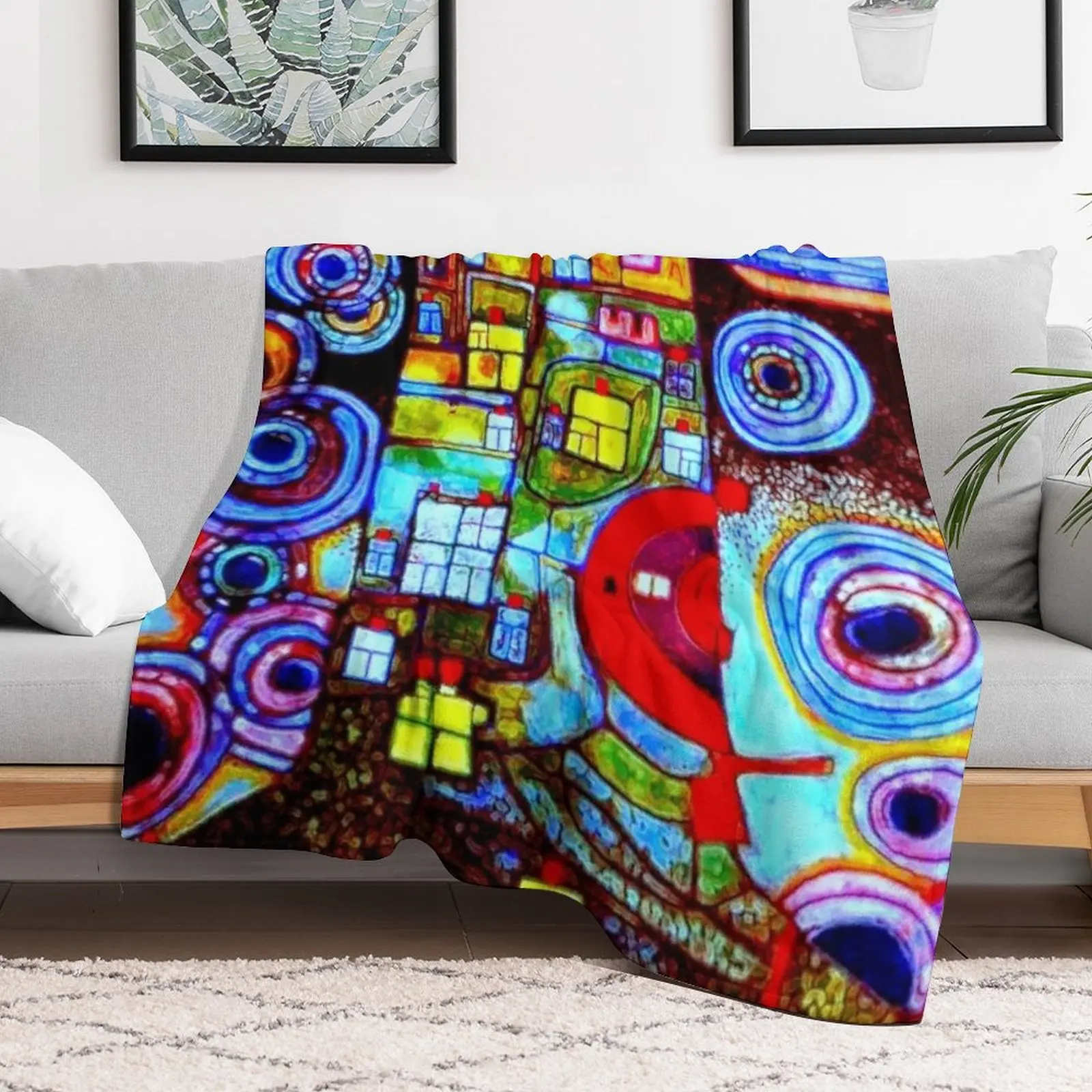 Qatar 813 neon Throw Blanket W – Home Office Qatar recenzja i cena