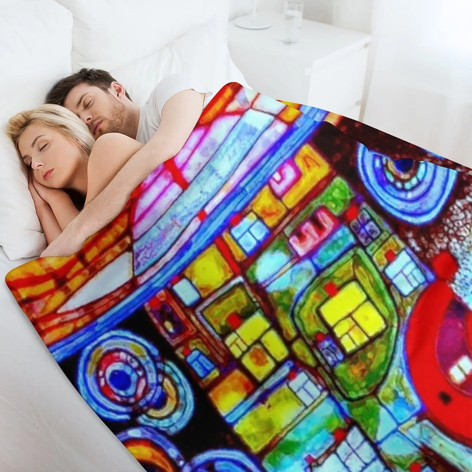 Qatar 813 neon Throw Blanket W – Home Office Qatar recenzja i cena