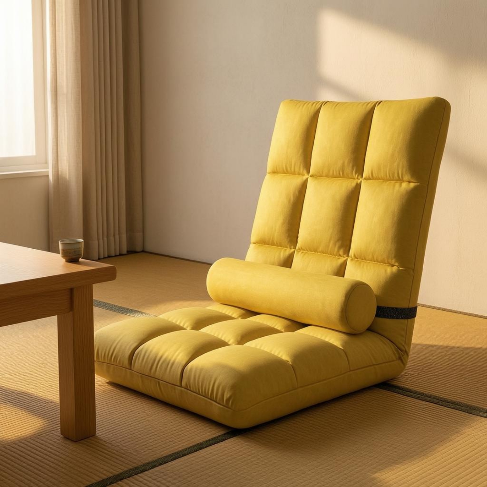 Padded Floor Lounge Chair Quil – Home Office Furniture recenzja i cena