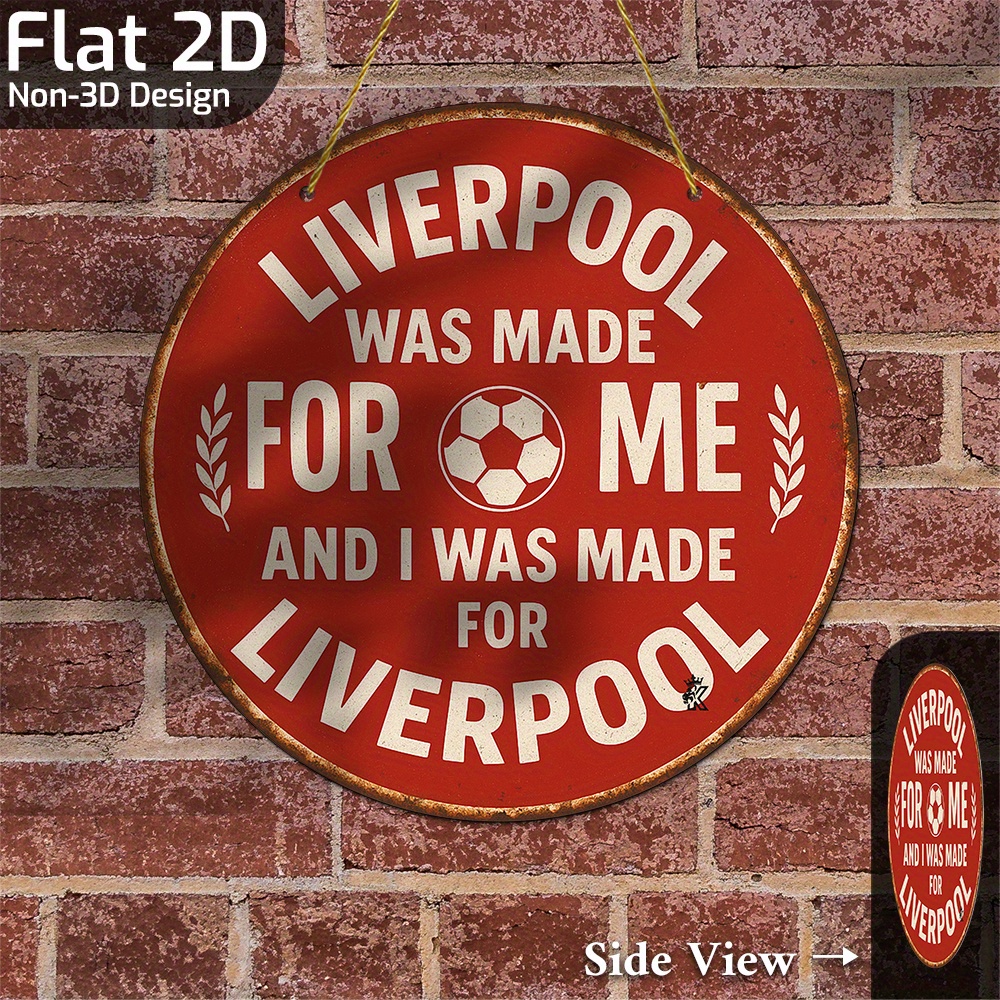 Tin Sign - Liverpool Was Made  – Home Office Liverpool recenzja i cena