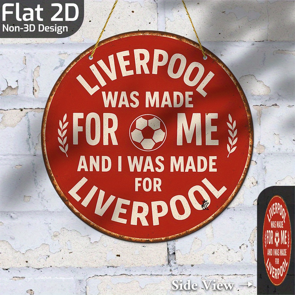 Tin Sign - Liverpool Was Made  – Home Office Liverpool recenzja i cena