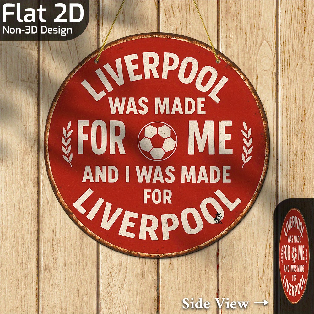 Tin Sign - Liverpool Was Made  – Home Office Liverpool recenzja i cena