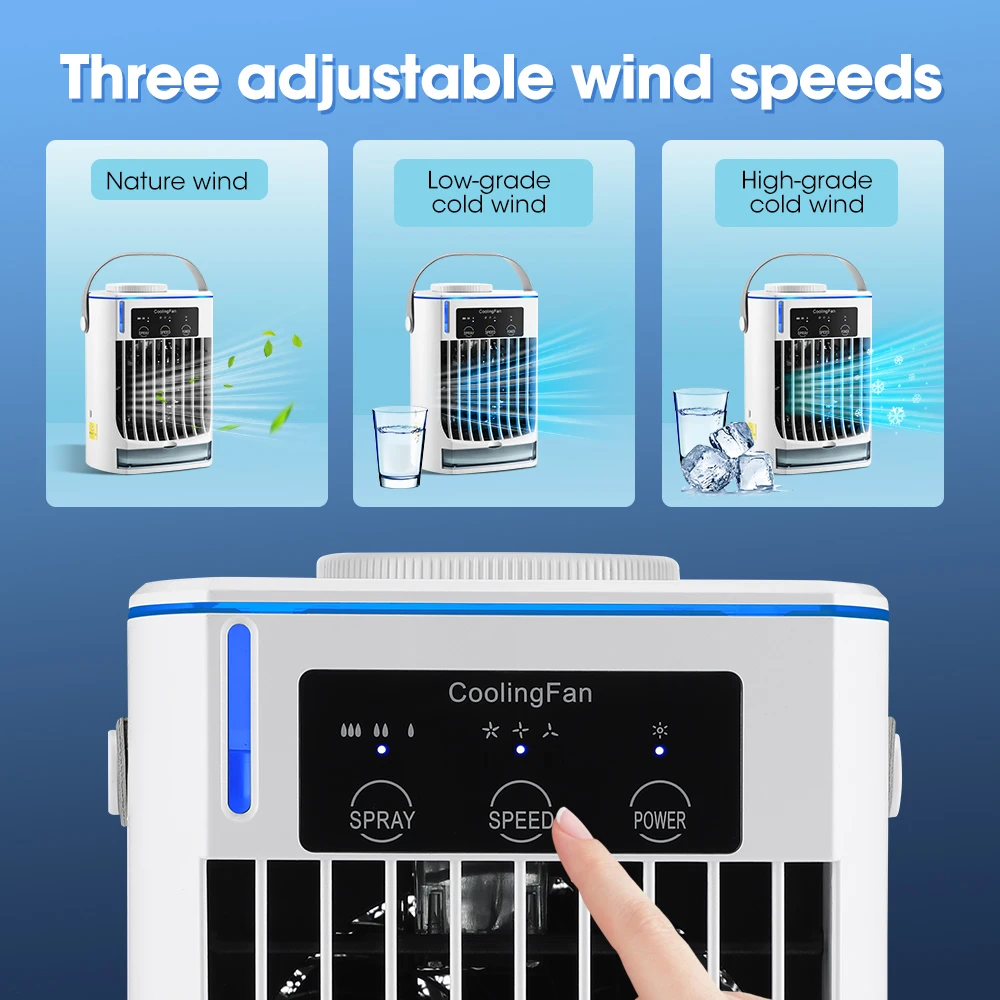 Mini Air Cooler Portable Desk  – Home Office Gadgets recenzja i cena