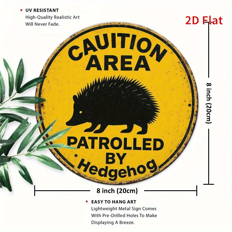 Vintage Rustic Hedgehog Patrol – Home Office Ideas recenzja i cena