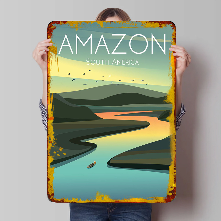 Amazon River Landscape Metal W – Home Office Of Amazon recenzja i cena