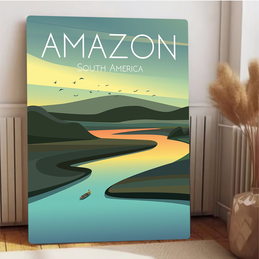 Amazon River Landscape Metal W – Home Office Of Amazon recenzja i cena