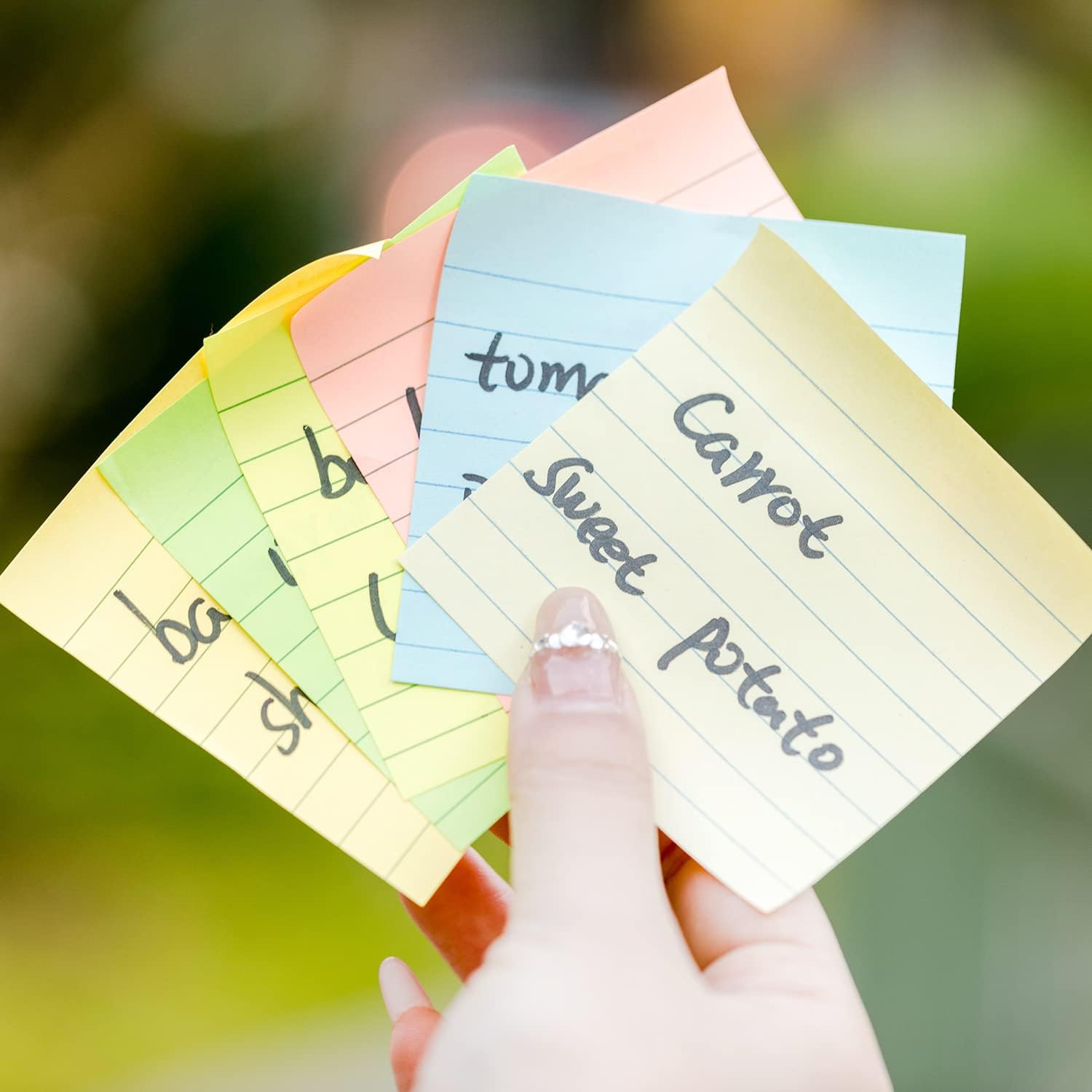 Lined Sticky Notes, 3