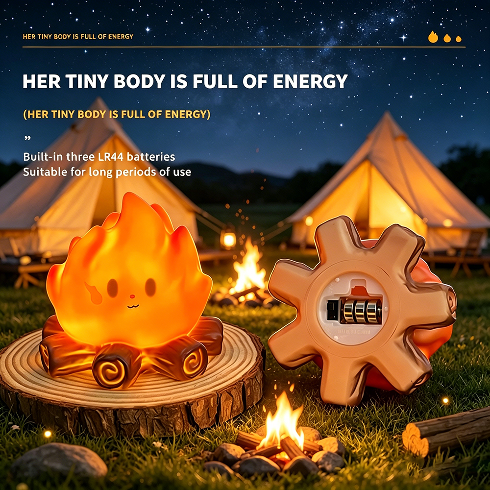 Kawaii Smiling Flame LED Night – Home Office Gadgets recenzja i cena