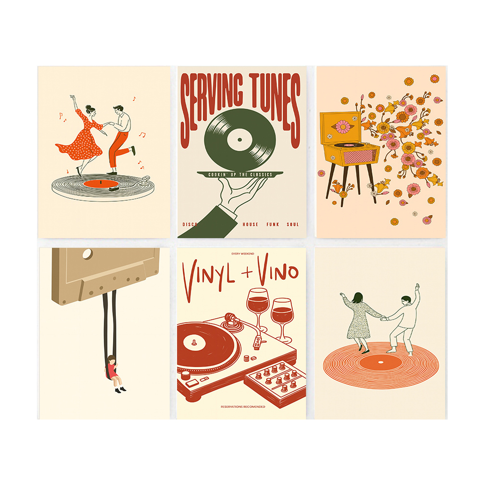 1pc Vintage Music Canvas Poste – Home Office Furniture recenzja i cena