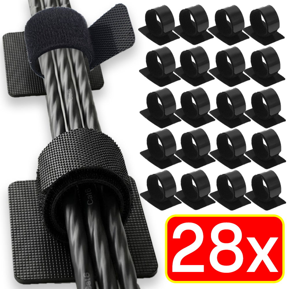 4-28Sets Self-Adhesive Ties Re – Cable Management Box recenzja i cena