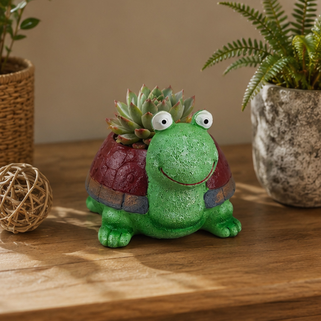Cute Turtle Planter Resin Succ – Home Office Xp recenzja i cena