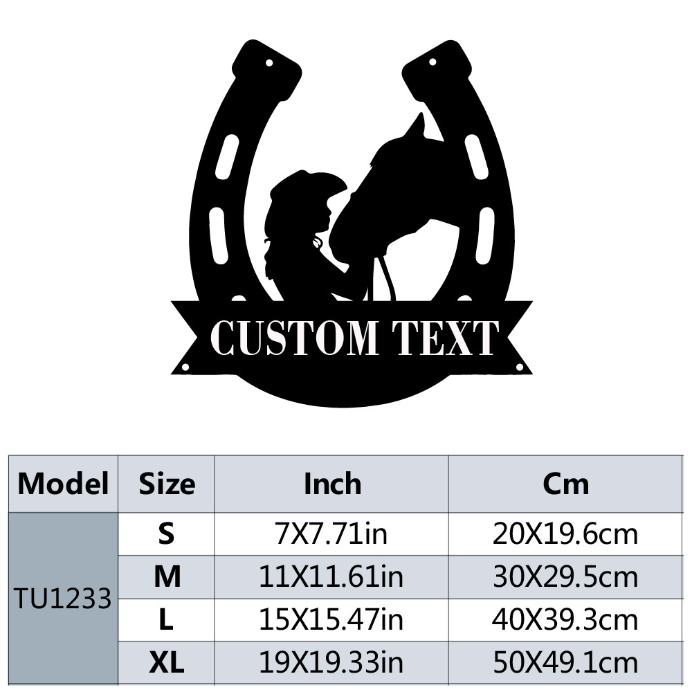 1pc Fashion Customized Horsesh – Home Office Ideas recenzja i cena