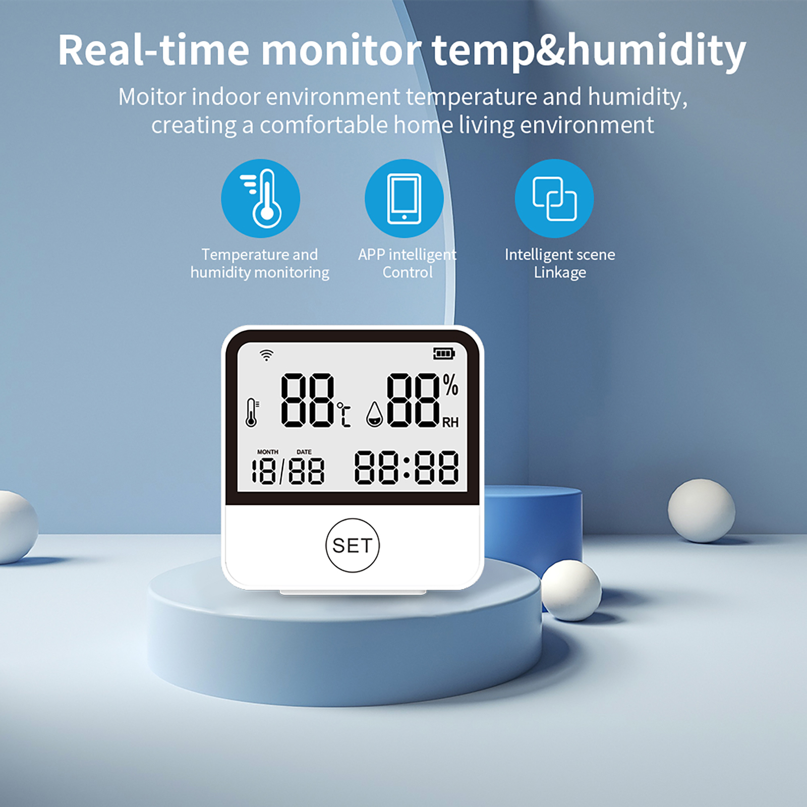 Tuya WiFi Temperature Humidity – Home Office Of Amazon recenzja i cena