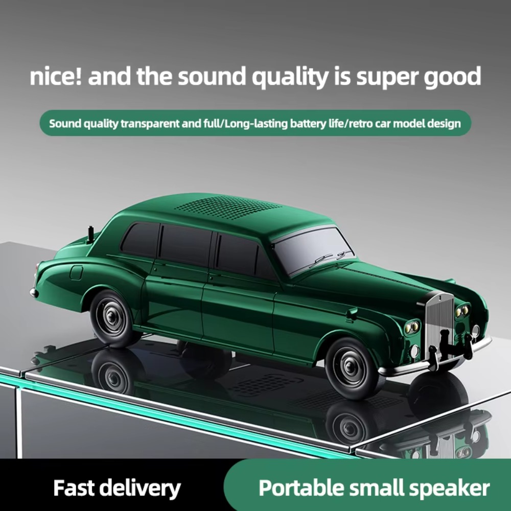 Vintage Style Classic Car Blue – Home Office Of Amazon recenzja i cena