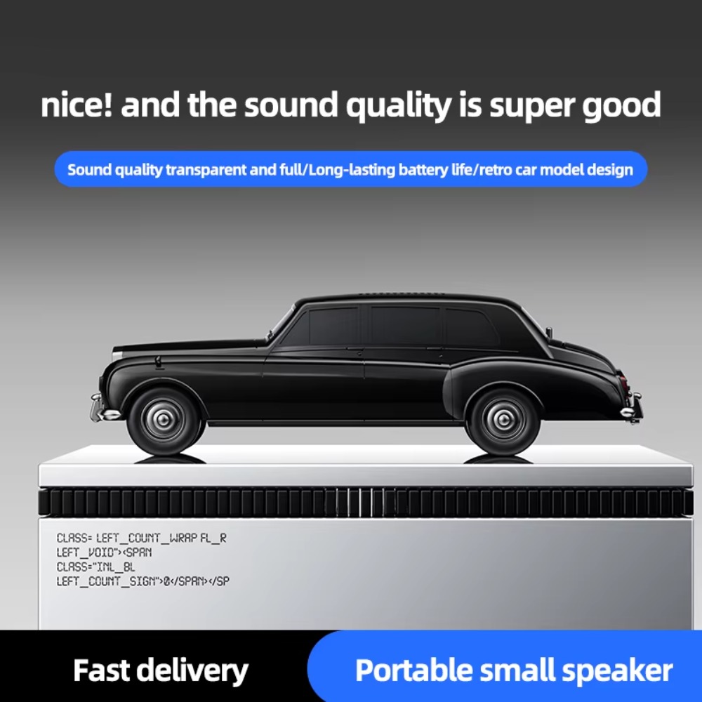 Vintage Style Classic Car Blue – Home Office Of Amazon recenzja i cena