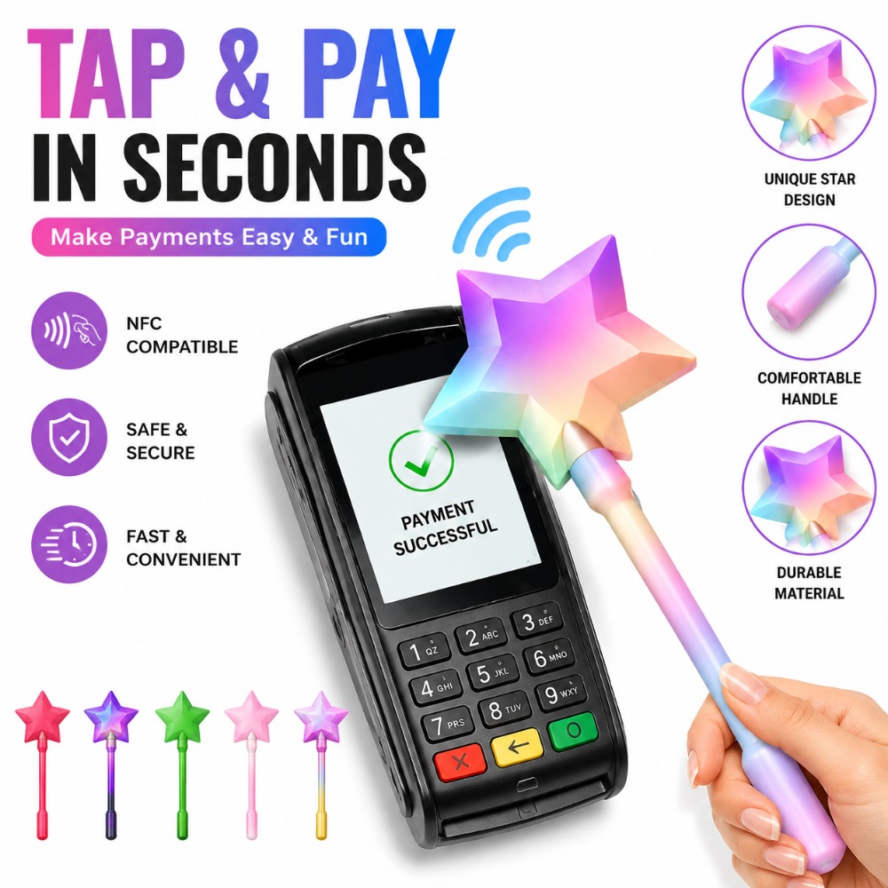 3D Printed Star Wand Card Hold – Home Office Pay recenzja i cena