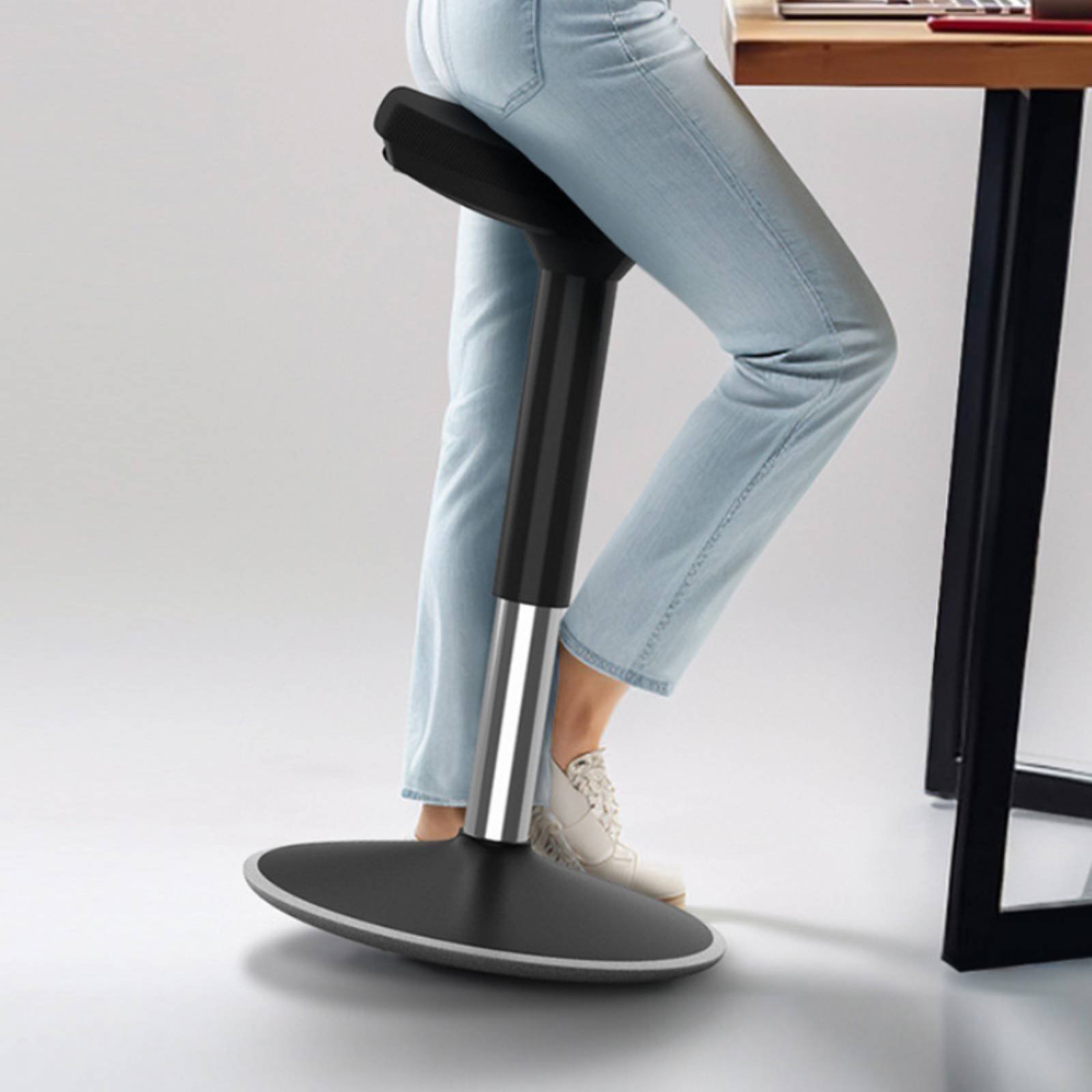 Saddle Stool Comfortable Long  – Home Office Furniture recenzja i cena