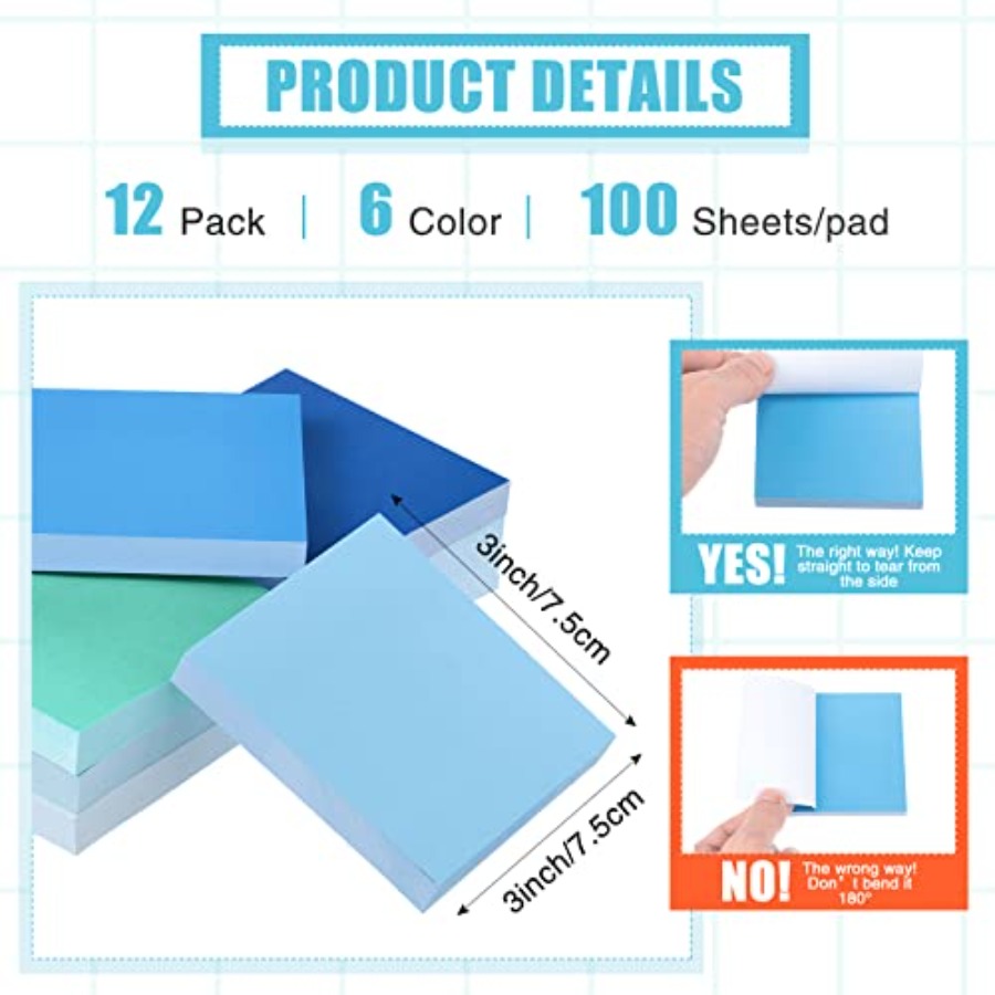 Blue Sticky Notes 3 x 3 Inch C – Home Office X Post recenzja i cena