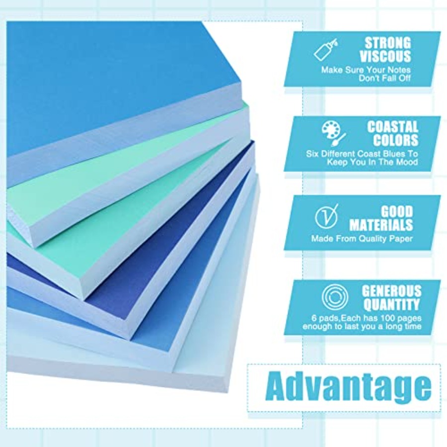 Blue Sticky Notes 3 x 3 Inch C – Home Office X Post recenzja i cena