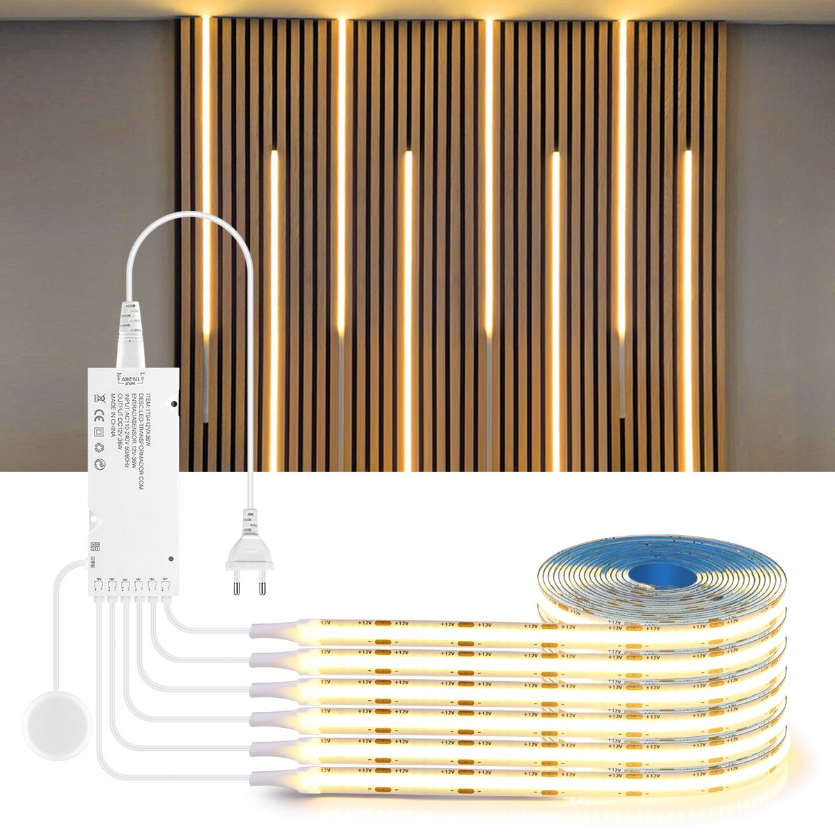 Dimmable Penetrable Wood Touch – Bookcase Wood Shelf recenzja i cena