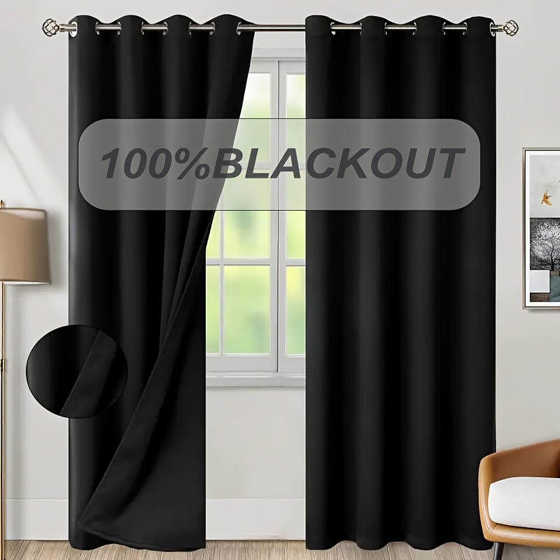 1pc 100% Blackout Curtain with – Home Office Rate recenzja i cena