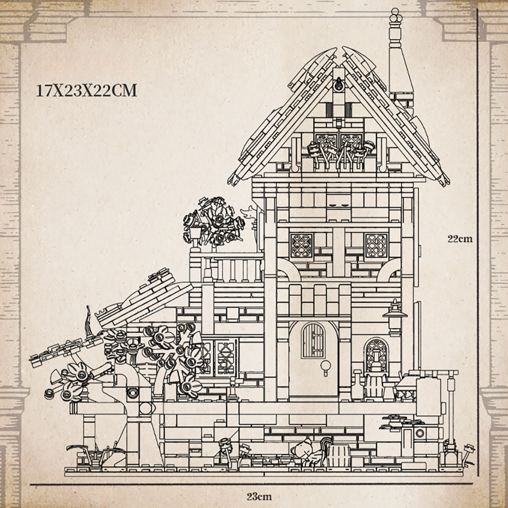 Medieval Architecture Mini Blo – Home Office Pay recenzja i cena