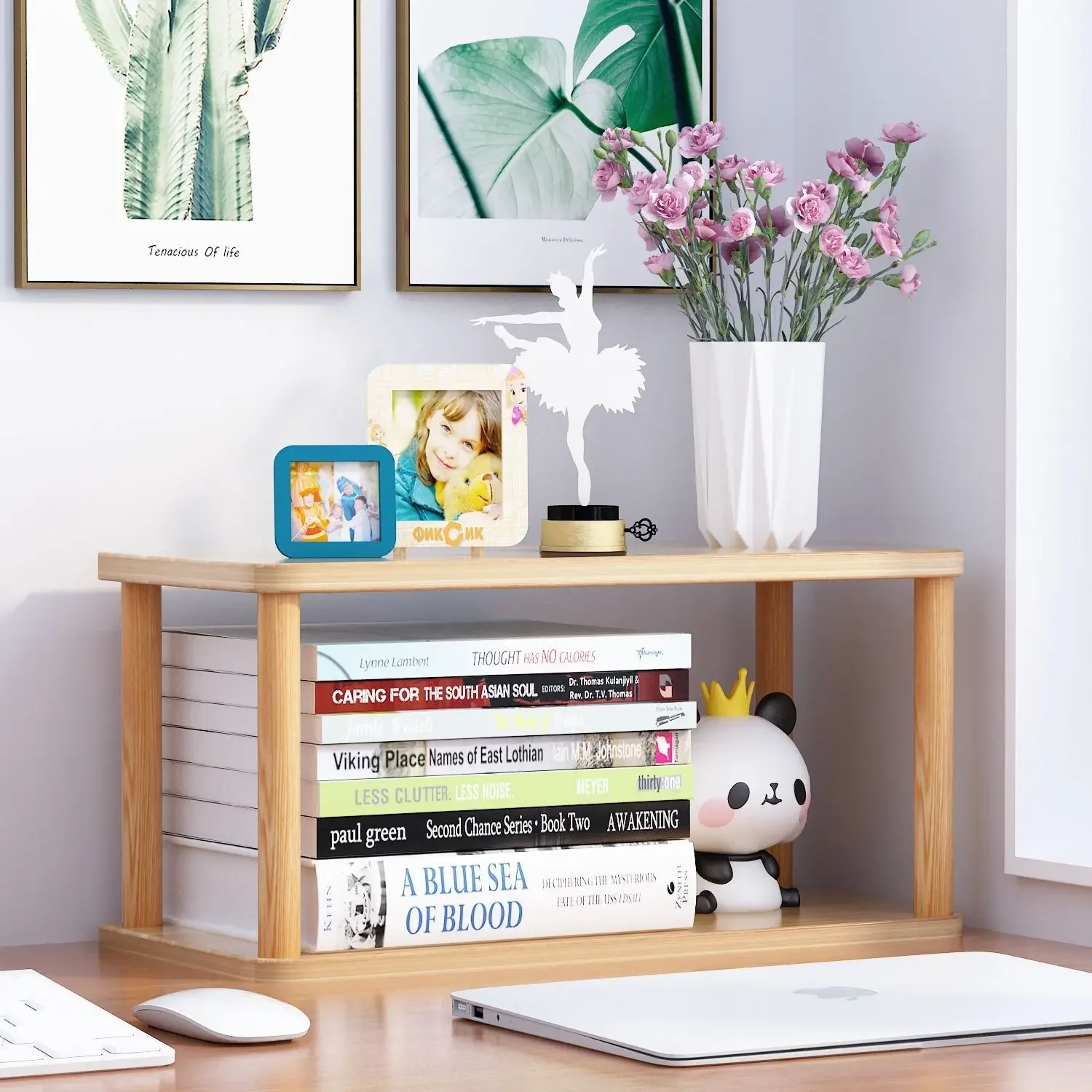 Bookcase Wooden Shelf Desktop  – Bookcase Wood Shelf recenzja i cena