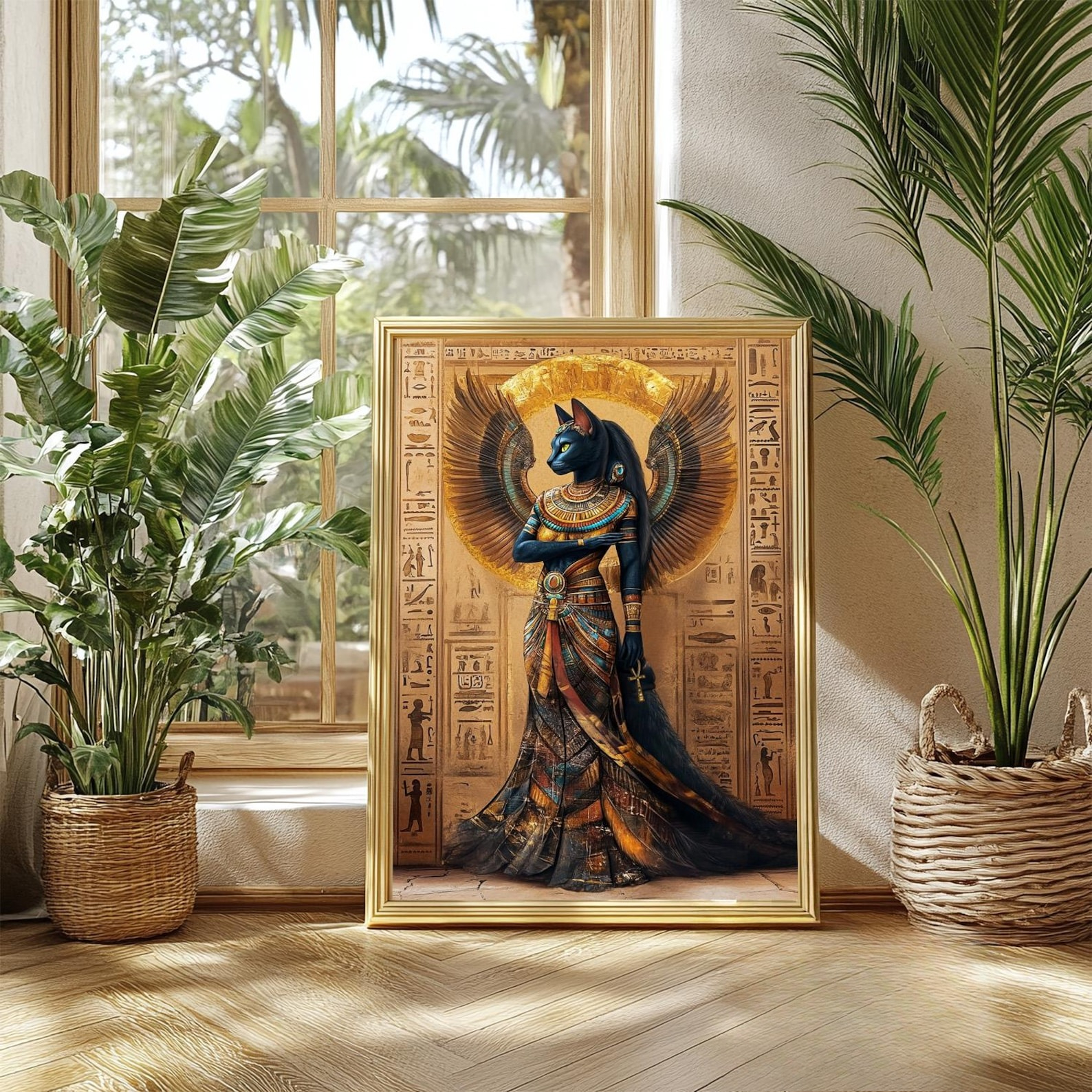 1pc Retro Abstract Goddess Bas – Home Office Furniture recenzja i cena
