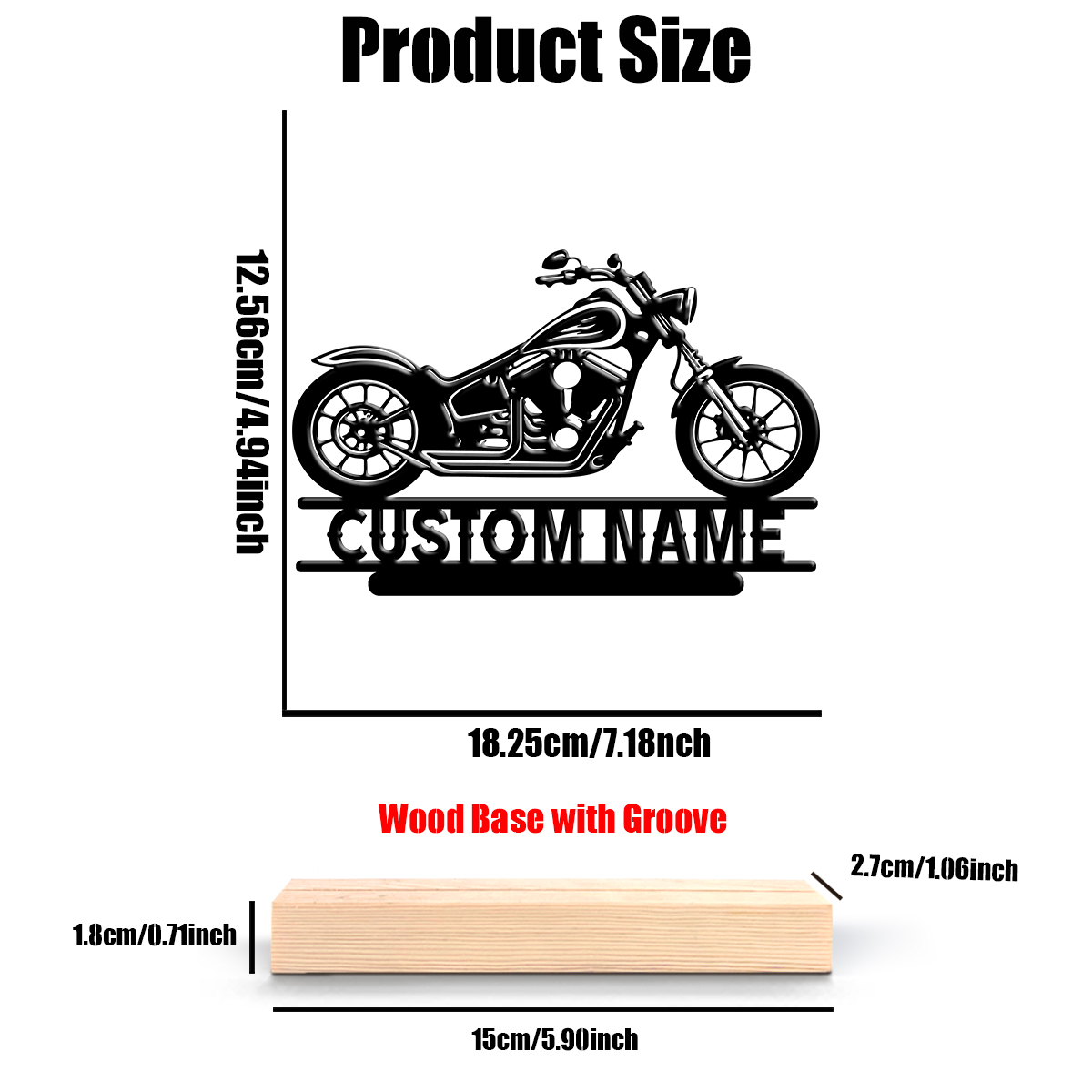 1Pc Csutom Name Road Motorbike – Home Office Ideas recenzja i cena